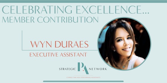 Member Contribution: Celebrating Excellence with Wyn Duraes